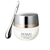 Jar  of  Sensai  Cellular  Performance  Lift  Remodelling  Eye  Cream,  an  eye  cream  indicated  for  lifting  and  firming  the  eye  contour.