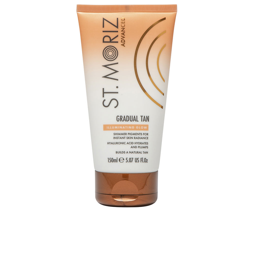 St.MorizGradualTanIlluminatingSelfTanningLotion150ml Bottle of St. Moriz Gradual Tan Illuminating Self Tanning Lotion by St. Moriz, a lotion indicated for a natural gradual tan.
