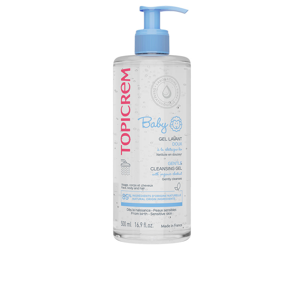 TopicremBabyGentleCleansingGel500ml Topicrem Baby Gel de Limpeza Suave 500ml - Image 1