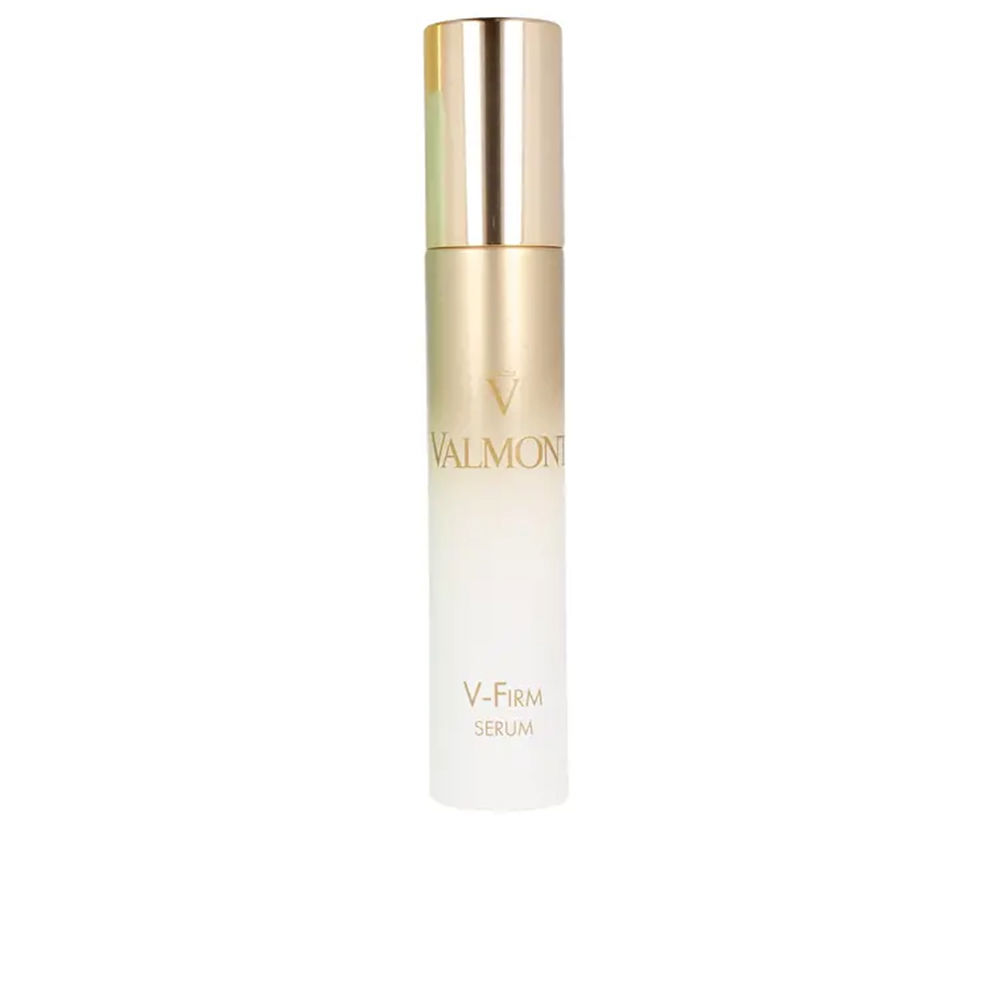 ValmontV-FirmSerum30ml Bottle of Valmont V-Firm Serum by Valmont, a milky serum indicated for restoring lost volume and improving skin elasticity.