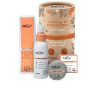 Box  of  Wedo  Mother  Earth  Gift  Set  by  Wedo,  a  hair  and  body  care  set  indicated  for  hydrating  skin  and  protecting  split  hair  ends.