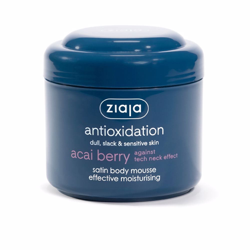 ZiajaAcaiBerrySatinBodyMousse200ml Bottle of Ziaja Acai Berry Satin Body Mousse by Ziaja, a body mousse indicated for moisturizing skin and improving elasticity.