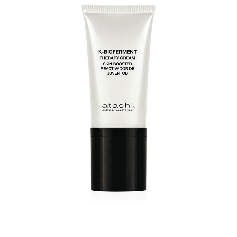 AtashiK-BiofermentTherapyCream50ml Jar of Atashi K-Bioferment Therapy Cream by Atashi, a revitalizing cream indicated for smoothing and illuminating the skin.