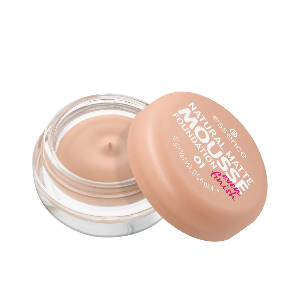 EssenceNaturalMatteMousseFoundationColor0116g Essence Natural Matte Mousse Foundation Color 01 16g