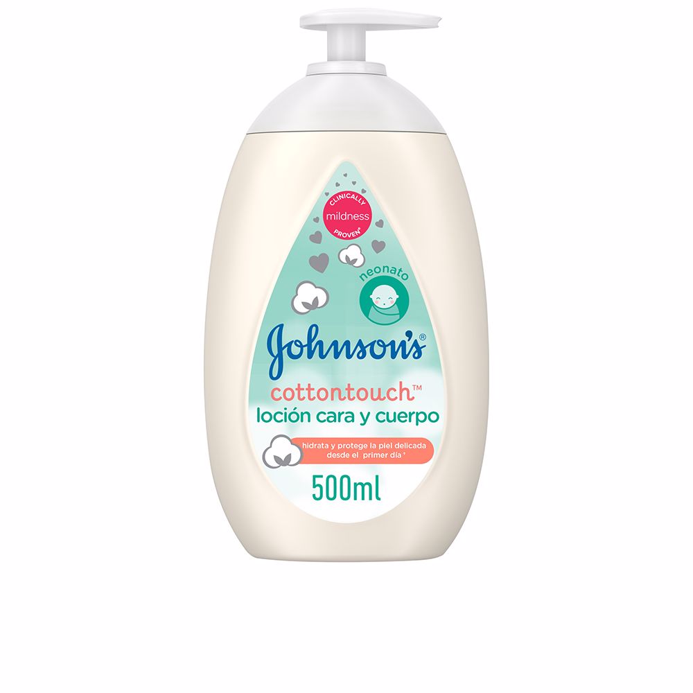 JohnsonsBabyCottontouchBodyandFaceLotion500ml Johnson's Baby Cottontouch Body and Face Lotion 500ml - Image 1