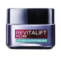 Jar  of  LOreal  Paris  Revitalift  Filler  Gel  Cream  by  LOreal,  a  moisturizing  gel  cream  indicated  for  filling  in  wrinkles.