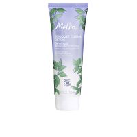 Product  container  of  Melvita  Bouquet  Floral  Detox  Cleansing  Gel-in-Oil  by  Melvita,  a  gel-in-oil  indicated  for  removing  impurities.