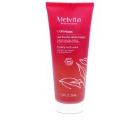Bottle  of  Melvita  LOr  Rose  Refreshing  Shower  Gel  by  Melvita,  a  shower  gel  indicated  for  gently  cleansing  and  revitalizing  skin.