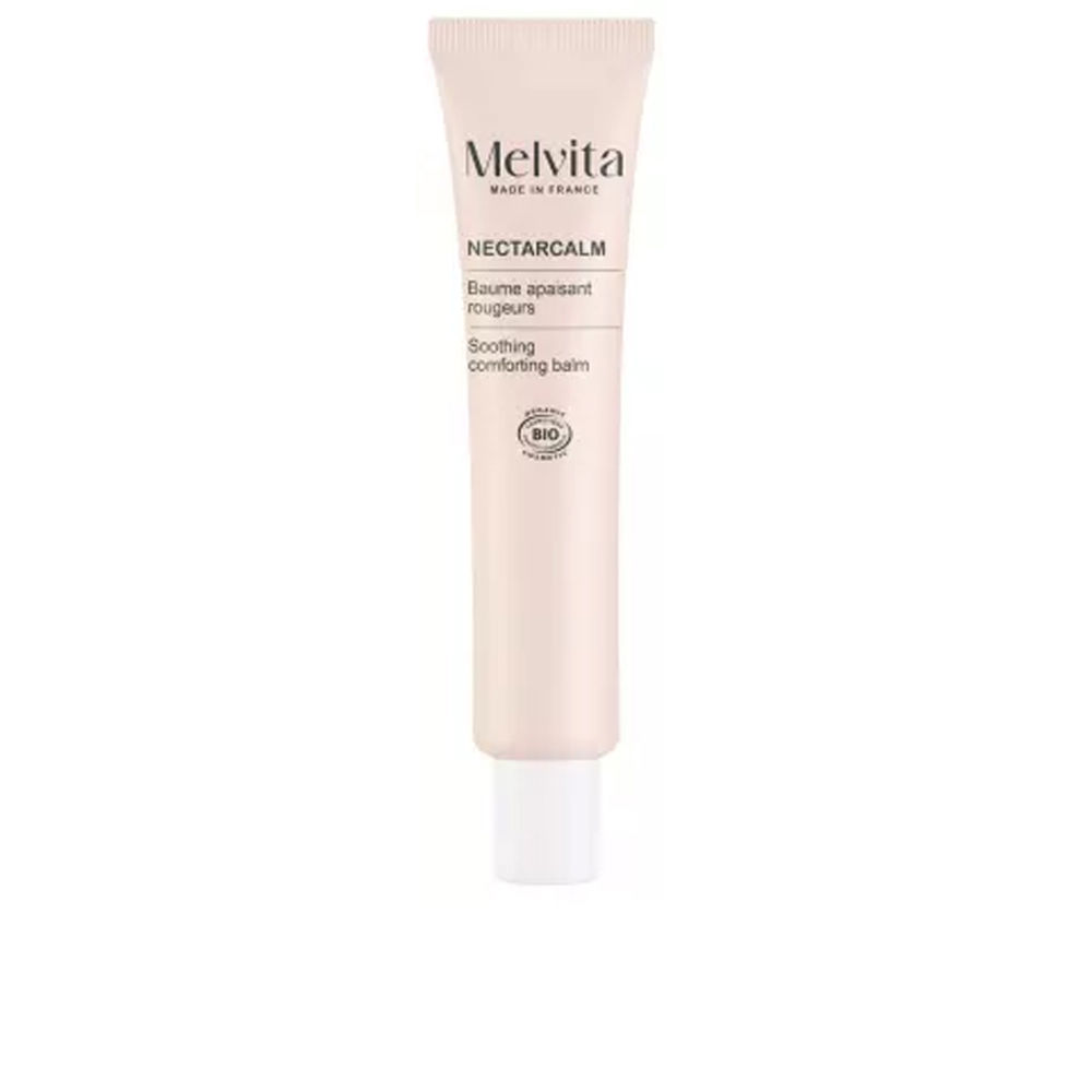 MelvitaNectarcalmSoothingComfortingBalm40ml Tube of Melvita Nectarcalm Soothing Comforting Balm by Melvita, a facial balm indicated for soothing sensitive skin and redness.