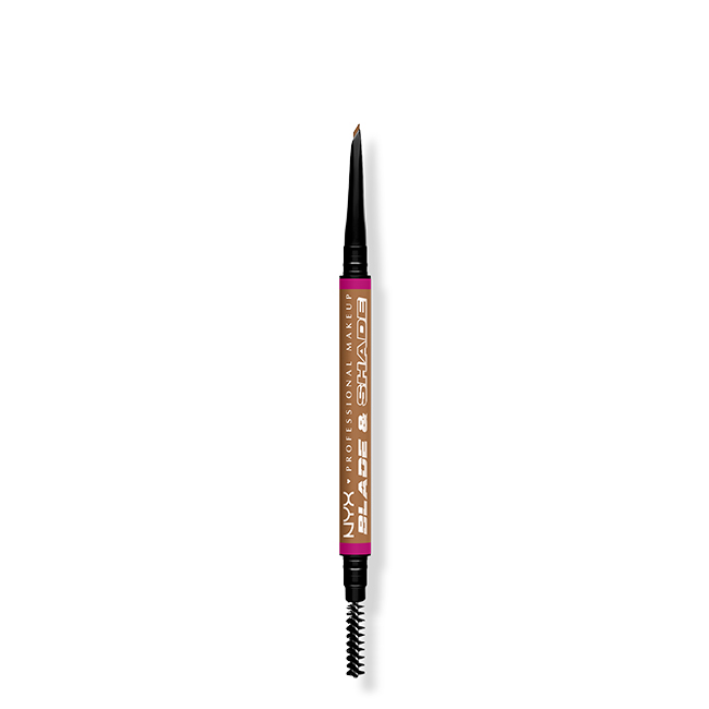 NYXBlade&ShadeNanoEyebrowPencilColor01AshBlonde NYX Blade & Shade Nano Eyebrow Pencil Color 01 Ash Blonde