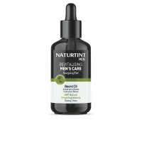 Bottle  of  Naturtint  Men  Care  Beard  Oil  by  Naturtint,  an  oil  indicated  for  nourishing,  softening  and  revitalizing  the  beard.