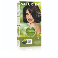 Product  container  of  Naturtint  Permanent  Hair  Color  Gel  3.60  Cherry  Black,  a  gel  indicated  for  permanent  hair  coloring  and  shine.
