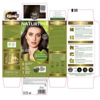 Product  container  of  Naturtint  Permanent  Hair  Color  Gel  3WN  Natural  Radiant  Dark  Brown,  a  gel  indicated  for  permanent  hair  coloring.