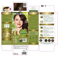 Product  container  of  Naturtint  Permanent  Hair  Color  Gel  4W  Radiant  Dark  Brown,  a  gel  indicated  for  permanent  hair  coloring  and  shine.