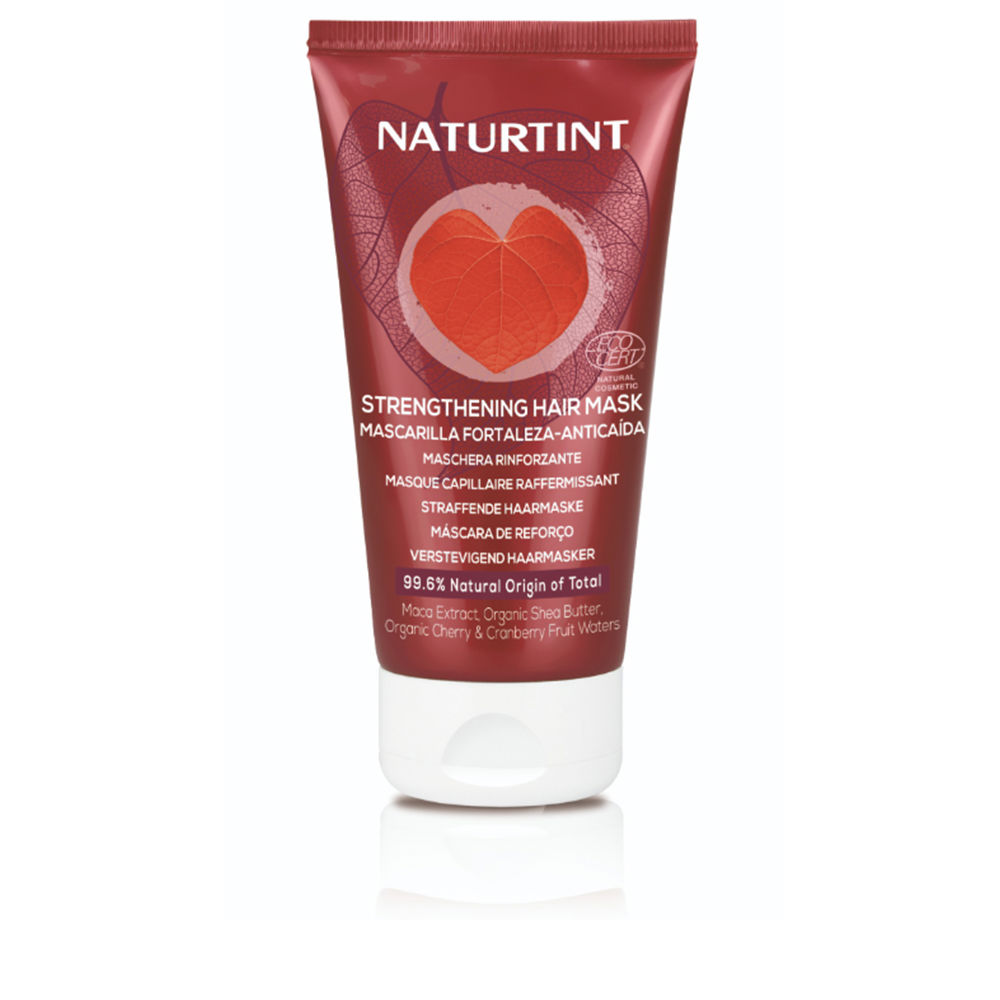 NaturtintStrengtheningHairMask150ml Jar of Naturtint Strengthening Hair Mask by Naturtint, a hair mask indicated for preventing hair loss and stimulating growth.