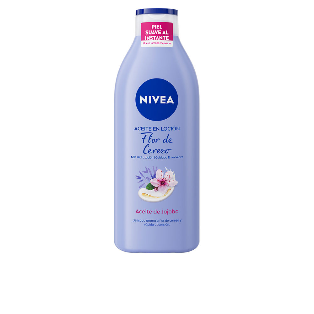 NiveaCherryBlossomJojobaOilLotion400ml Nivea Cherry Blossom & Jojoba Oil Lotion 400ml - Image 1