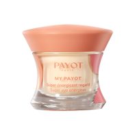 Tube  of  Payot  My  Payot  Super  Eye  Energizer  Regard  by  Payot,  a  cream-balm  indicated  for  reducing  dark  circles  and  puffiness.