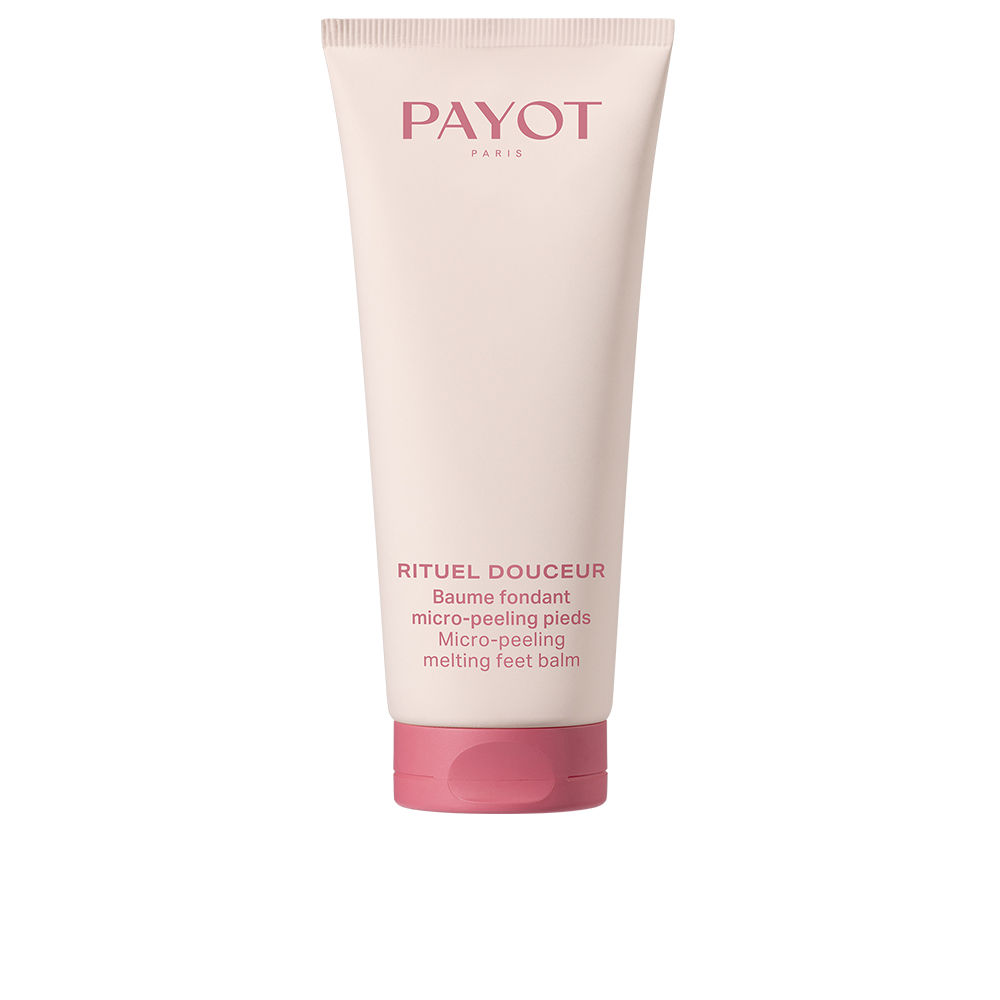 PayotRituelDouceurMicro-PeelingMeltingFeetBalm100ml Tube of Payot Rituel Douceur Micro-Peeling Melting Feet Balm by Payot, a cream indicated for exfoliating calluses and rough feet.