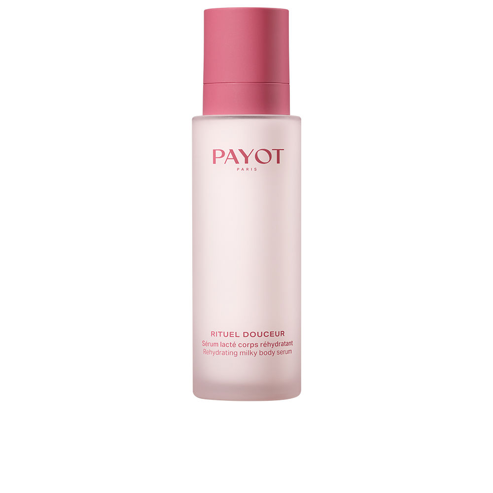 PayotRituelDouceurRehydratingMilkyBodySerum100ml Bottle of Payot Rituel Douceur Rehydrating Milky Body Serum by Payot, a milky serum indicated for hydrating and plumping the skin.