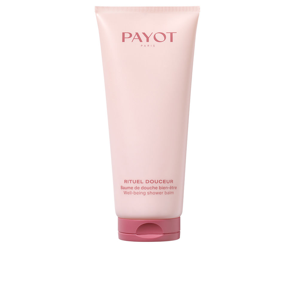 PayotRituelDouceurWell-BeingShowerBalm200ml Bottle of Payot Rituel Douceur Well-Being Shower Balm by Payot, a creamy balm indicated for cleansing and protecting dry skin.