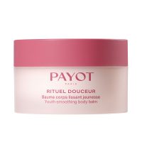 Jar  of  Payot  Rituel  Douceur  Youth  Smoothing  Body  Balm  by  Payot,  a  body  balm  indicated  for  nourishing  and  smoothing  the  skin.