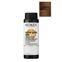 Bottle  of  Redken  Color  Gel  Oils  Color  8WG  -  8.34  by  Redken,  a  liquid  hair  color  indicated  for  grey  coverage  and  shine.
