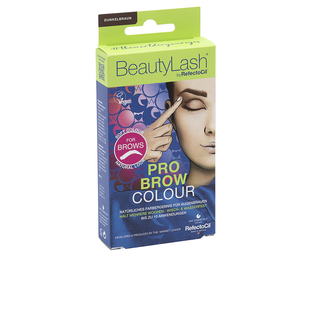 RefectocilBeautylashProBrowColorEyebrowTintColorDarkBrown Refectocil Beautylash Pro Brow Color Tinta para Sobrancelhas Cor Castanho Escuro - Image 1