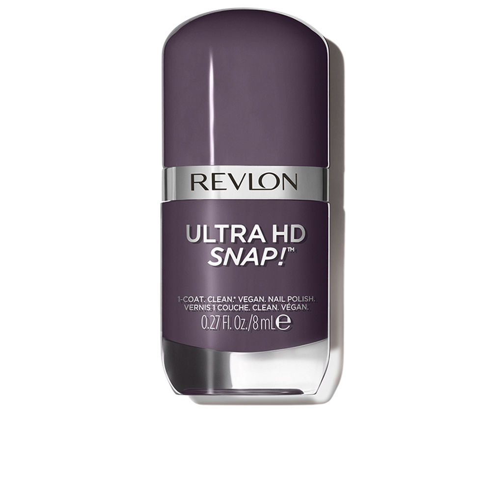 RevlonUltraHDSnap!NailPolishColor033Grounded8ml Bottle of Revlon Ultra HD Snap Nail Polish Color 033 Grounded by Revlon, a nail polish indicated for a vibrant vegan manicure.