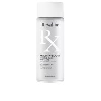 Bottle  of  Rexaline  Hyalurx-Boost  Gentle  Purifying  Lotion  by  Rexaline,  a  fluid  lotion  indicated  for  purifying  the  skin.
