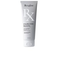 Bottle  of  Rexaline  Hyalurx-Clean  Cleansing  Gel-to-Oil  by  Rexaline,  a  gel-to-oil  cleanser  indicated  for  removing  makeup.