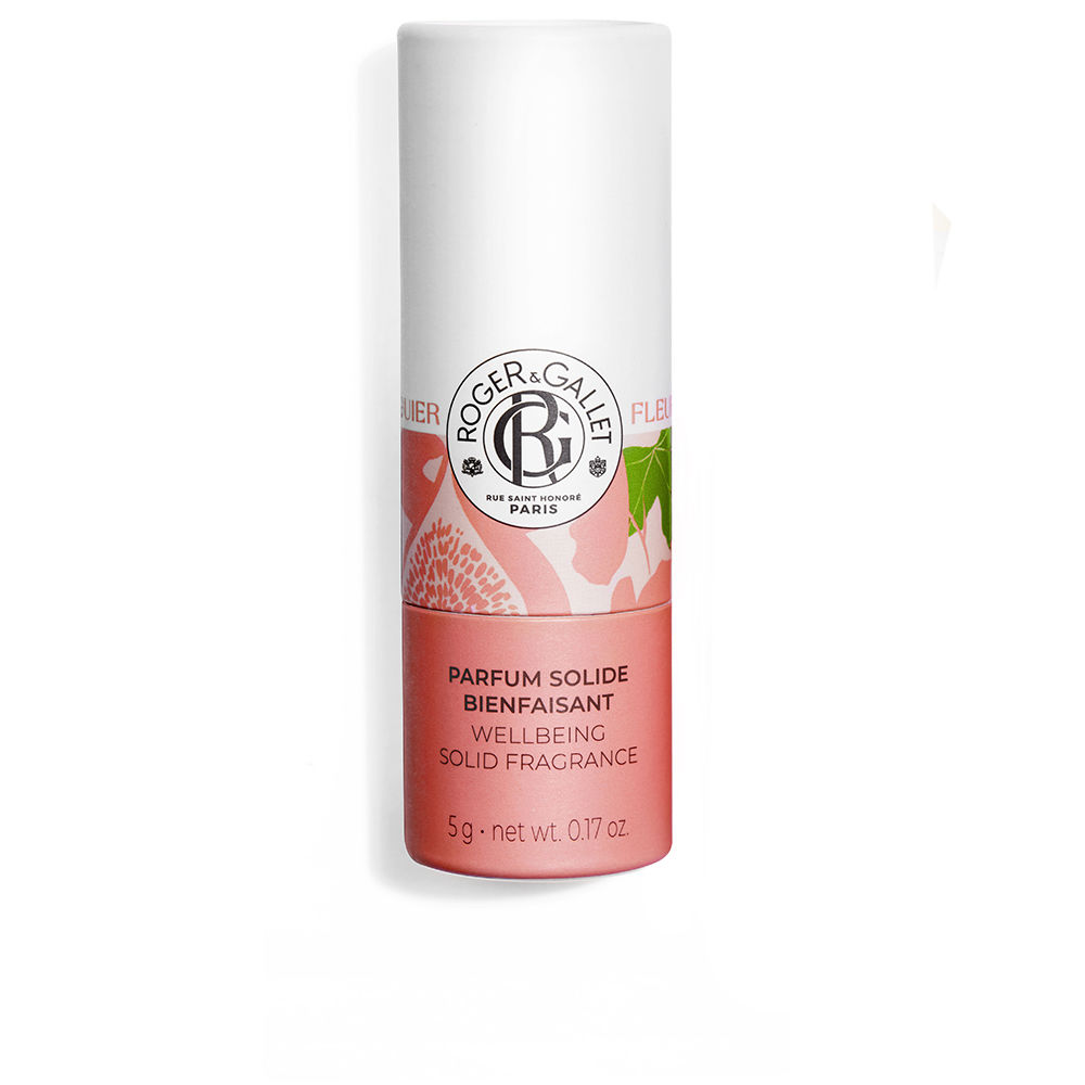 Roger&GalletFleurDeFiguierSolidPerfume5g Product container of Roger & Gallet Fleur De Figuier Solid Perfume by Roger & Gallet, a perfume stick indicated for fragrance.