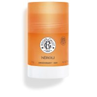 Product  container  of  Roger  &  Gallet  Néroli  Solid  Deodorant,  a  solid  stick  indicated  for  24h  skin  protection  and  odor  reduction.