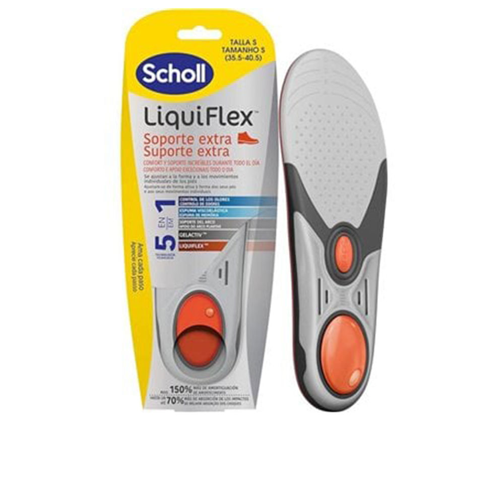 SchollLiquiFlexInsolesReinforcedSupportSize35.5to40.5EU Scholl LiquiFlex Insoles Reinforced Support Size 35.5 to 40.5 EU
