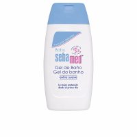 Bottle  of  Sebamed  Baby  Extra-Soft  Bath  Gel  by  Sebamed,  a  bath  gel  indicated  for  mild  cleansing  of  delicate  baby  skin.