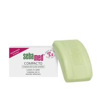 Product  container  of  Sebamed  Soap-Free  Cleansing  Bar  by  Sebamed,  a  cleansing  bar  indicated  for  sensitive  and  problematic  skin.