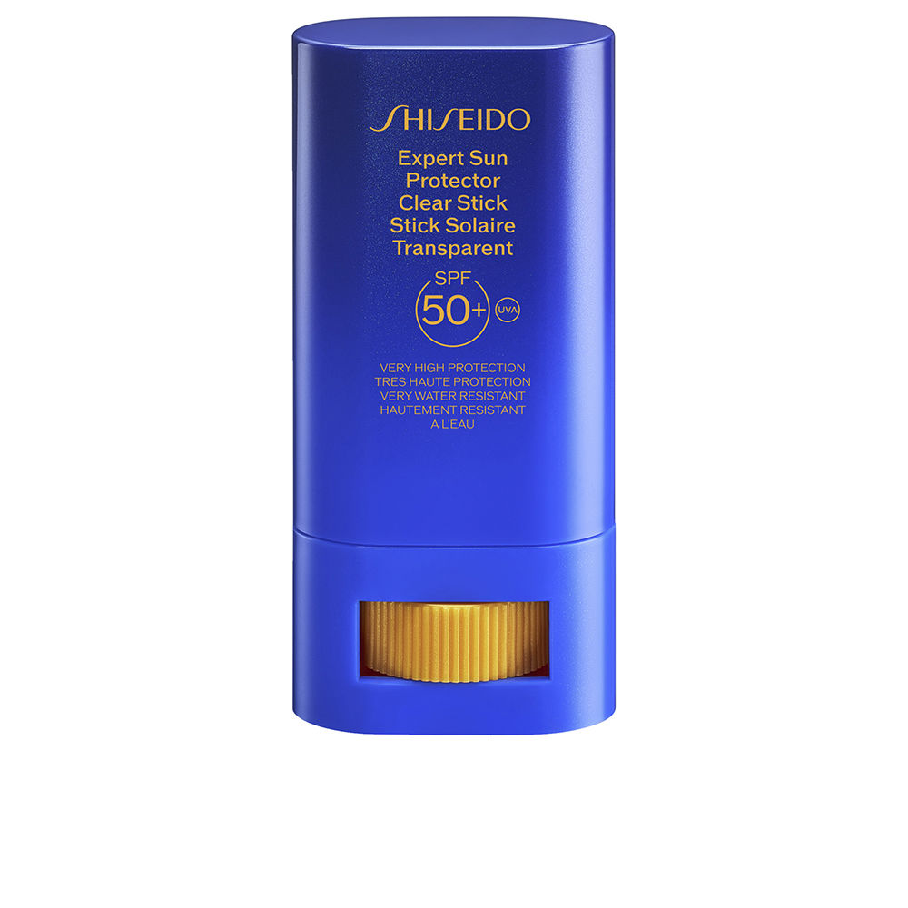 ShiseidoExpertSunProtectorClearStickSPF50+20g Product container of Shiseido Expert Sun Protector Clear Stick SPF50