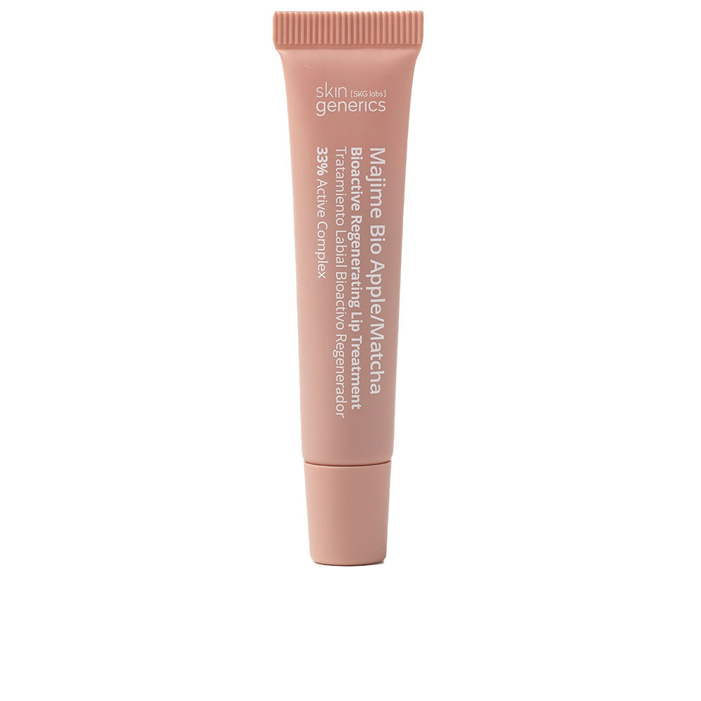 SkinGenericsMajimeBioAppleRegeneratingBioactiveLipTreatment7ml Tube of Skin Generics Majime Bio Apple Regenerating Bioactive Lip Treatment, a lip balm indicated for hydrating dry lips.