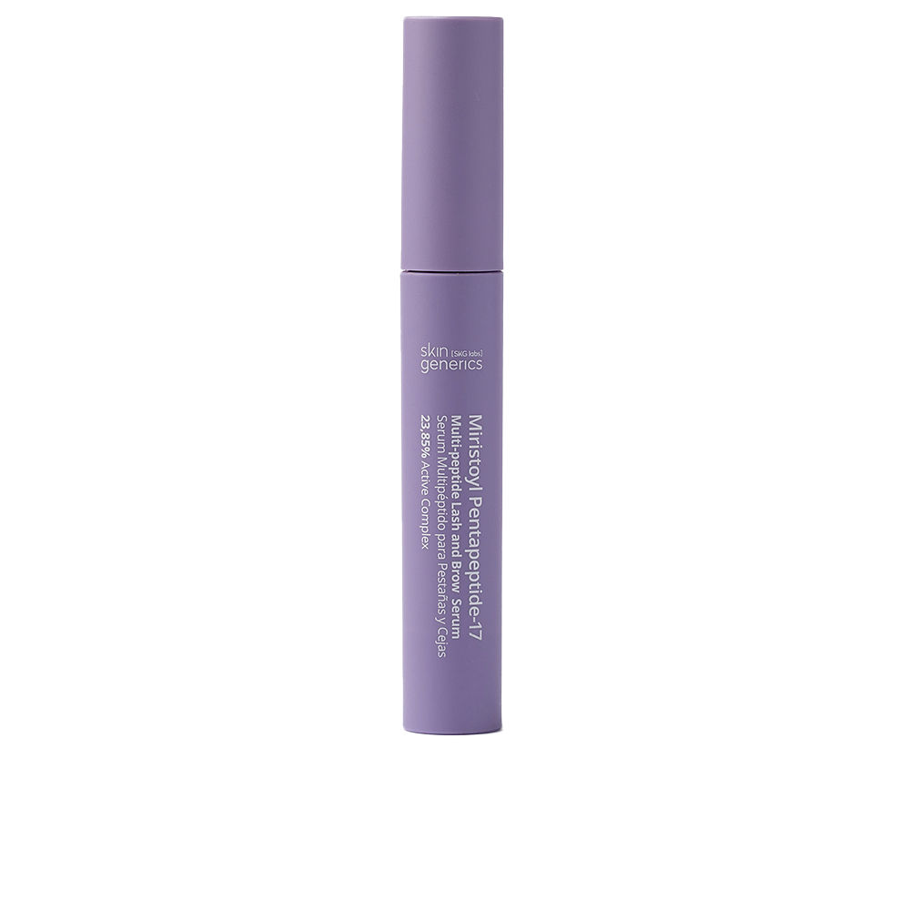 SkinGenericsMirisroylPentapeptide-17EyelashandEyebrowSerum4ml Bottle of Skin Generics Mirisroyl Pentapeptide-17 Eyelash and Eyebrow Serum, a serum indicated for stimulating hair growth.
