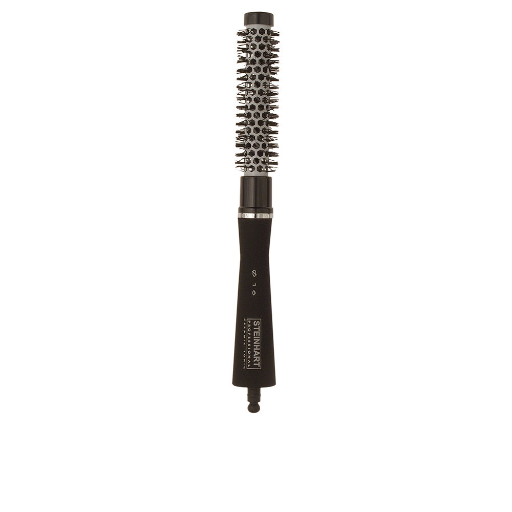 SteinhartCeramicIonicBrush16mm Product container of Steinhart Ceramic Ionic Brush by Steinhart, a thermal brush indicated for reducing hair drying time.
