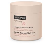 Bottle  of  Suavinex  Mothering  Essential  Stretch  Marks  Cream  by  Suavinex,  a  body  cream  indicated  for  preventing  stretch  marks.