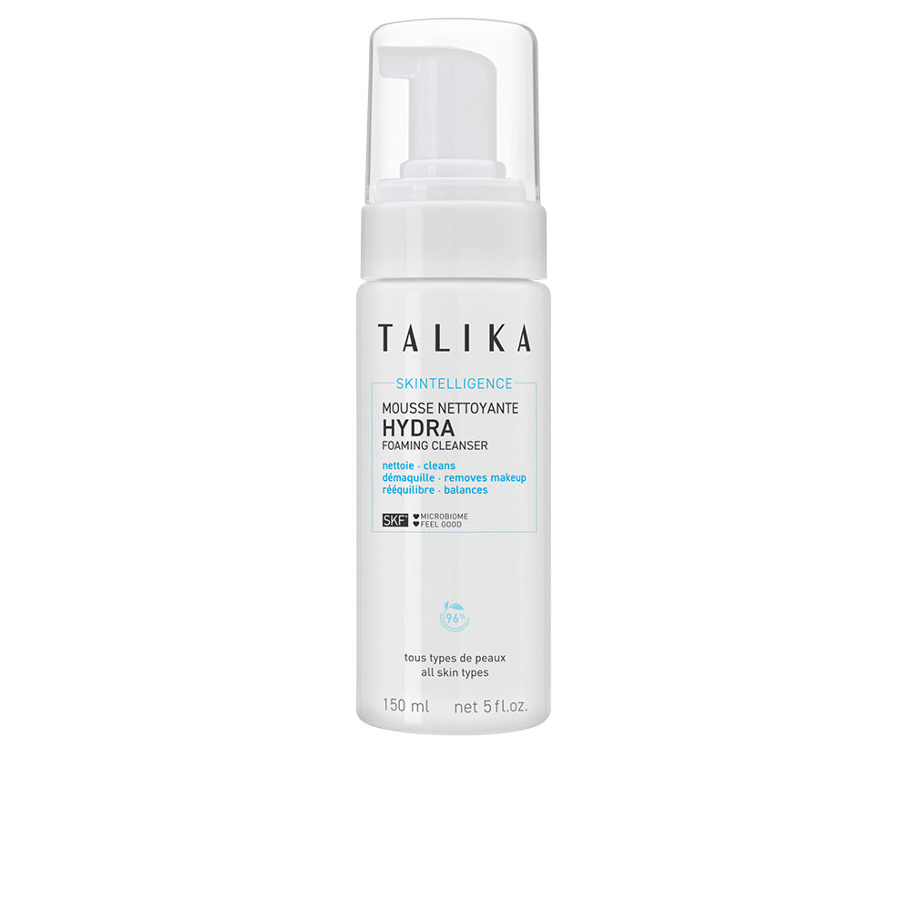 TalikaSkintelligenceHydraMoisturisingFoamingCleanser150ml Bottle of Talika Skintelligence Hydra Moisturising Foaming Cleanser by Talika, a cleanser indicated for regulating the microbiome.