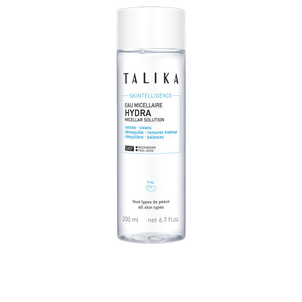 TalikaSkintelligenceHydraMoisturisingMicellarSolution200ml Bottle of Talika Skintelligence Hydra Moisturising Micellar Solution by Talika, a micellar water indicated for makeup removal.
