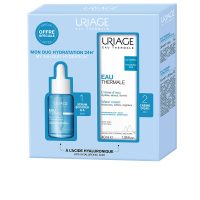 Box  of  Uriage  Eau  Thermale  Booster  Serum  Set  by  Uriage,  a  serum  and  cream  set  indicated  for  skin  hydration  and  plumping.