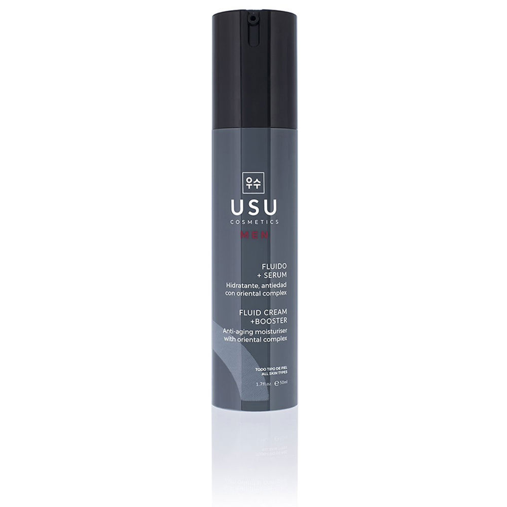UsuCosmeticsMenFluidCreamBoosterSerum50ml Usu Cosmetics メンズ フルイドクリーム+ブースター セラム 50ml - 画像 (1)