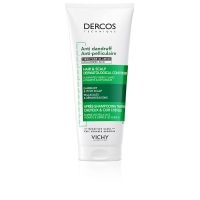 Bottle  of  Vichy  Dercos  Anti-Dandruff  Conditioner  by  Vichy,  a  hair  conditioner  indicated  for  moisturizing  and  reducing  dandruff.