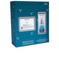 Box  of  Vichy  Minéral  89  Moisturizing  Cream  Gift  Set  by  Vichy,  a  cream  and  serum  set  indicated  for  skin  barrier  strengthening.