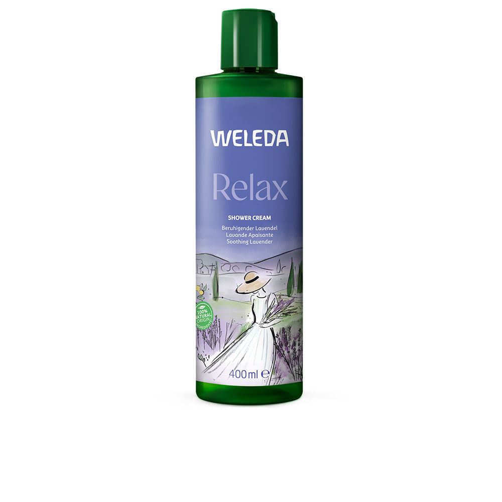 WeledaRelaxCreamyLavenderShowerGel400ml Weleda Relax Creamy Lavender Shower Gel 400ml