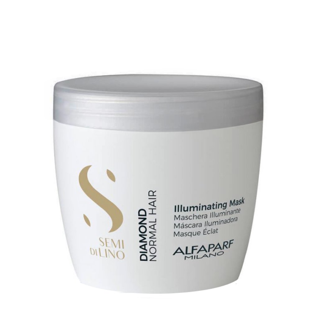 Alfaparf Milano Semi Di Lino Diamond Illuminating Mask 500ml Alfaparf Milano Semi Di Lino Diamond Illuminating Mask 500ml - Image 1