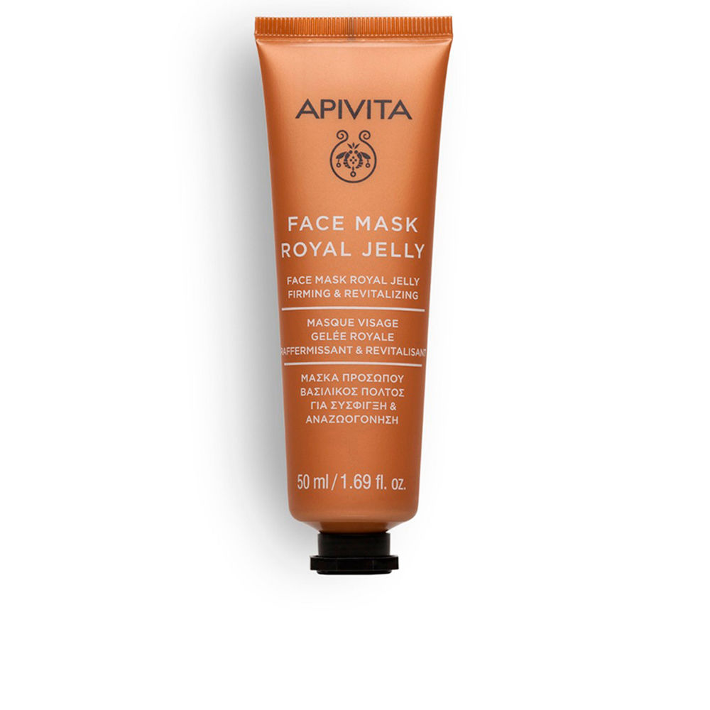 ApivitaRoyalJellyFaceMask50ml Jar of Apivita Royal Jelly Face Mask, a rich face mask indicated for skin firmness and revitalization.