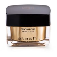 Jar  of  Atashi  Celullar  Cosmetic  Renewing  AHA  Cream  by  Atashi,  a  renewing  cream  indicated  for  repairing  cellular  DNA.